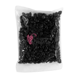 Ceara traditionala elastica argintie pentru barbati tip granule, 100g Italwax